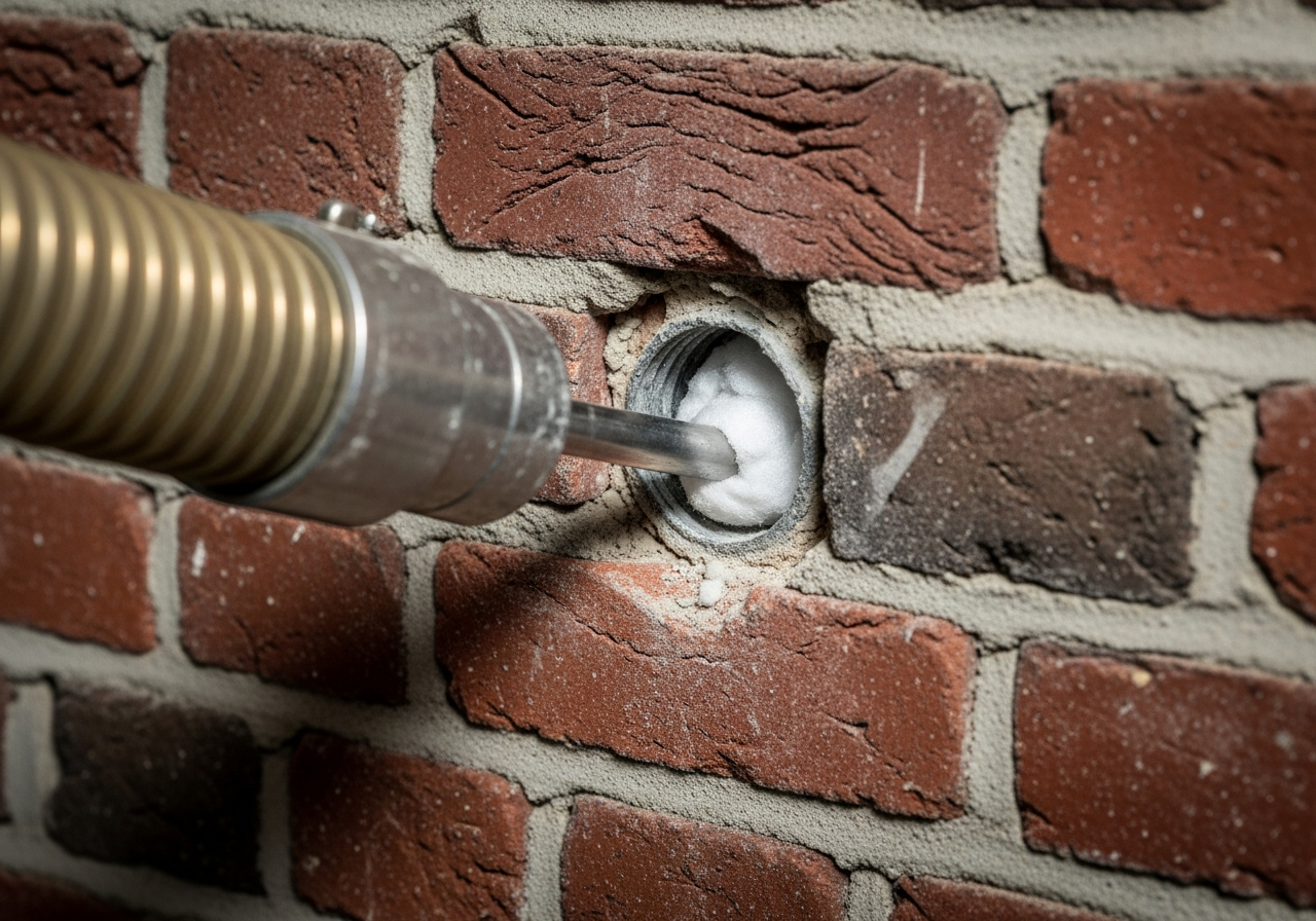 Spouwmuurisolatie in een Groningse woning